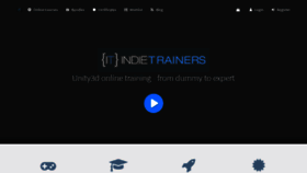What Indietrainers.com website looked like in 2020 (3 years ago)