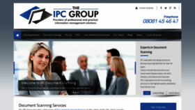 What Ipcgroup.co.uk website looked like in 2020 (3 years ago)