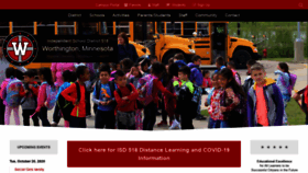 What Isd518.net website looked like in 2020 (3 years ago)