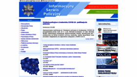 What Isp.policja.pl website looked like in 2020 (3 years ago)