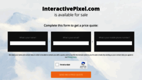 What Interactivepixel.com website looked like in 2020 (3 years ago)