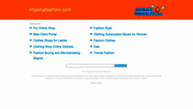 What Imperiafashion.com website looked like in 2020 (3 years ago)