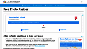What Imageresizer.net website looked like in 2020 (3 years ago)