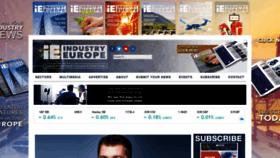 What Industryeurope.com website looked like in 2020 (3 years ago)
