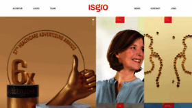 What Isgro.de website looked like in 2020 (3 years ago)