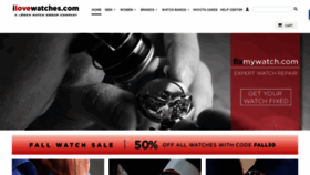 What Ilovewatches.com website looked like in 2020 (3 years ago)