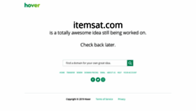 What Itemsat.com website looked like in 2020 (5 years ago)