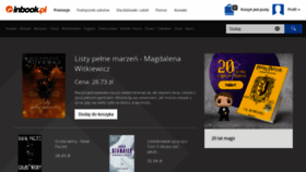 What Inbook.pl website looked like in 2020 (3 years ago)