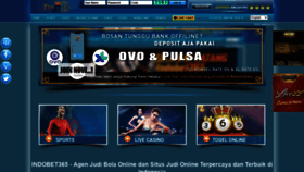What Indobet365.mobi website looked like in 2020 (3 years ago)