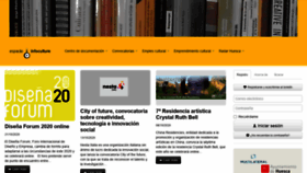 What Infoculture.info website looked like in 2020 (3 years ago)