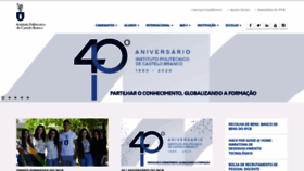 What Ipcb.pt website looked like in 2020 (5 years ago)