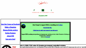 What Iran.org website looked like in 2020 (3 years ago)