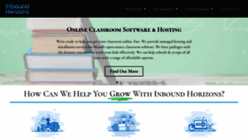 What Inboundhorizons.com website looked like in 2020 (3 years ago)