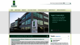 What Iogen.ca website looked like in 2020 (3 years ago)