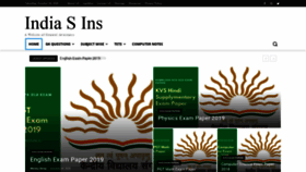 What Indiastudyinstitute.in website looked like in 2020 (3 years ago)