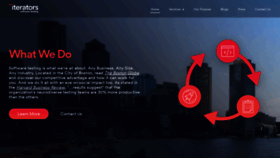 What Iteratorstesting.com website looked like in 2020 (4 years ago)
