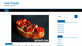 What Inetfoods.com website looked like in 2020 (3 years ago)
