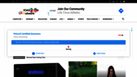 What Icasnetwork.com website looked like in 2020 (3 years ago)