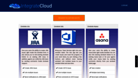 What Integratecloud.com website looked like in 2020 (3 years ago)