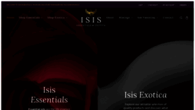 What Isis.ca website looked like in 2020 (3 years ago)