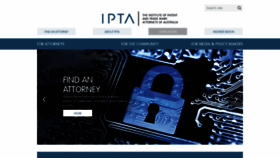 What Ipta.org.au website looked like in 2020 (3 years ago)