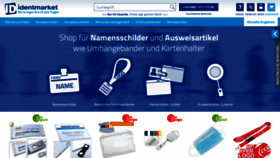 What Identmarket.de website looked like in 2020 (3 years ago)