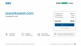 What Isworkwear.com website looked like in 2020 (3 years ago)