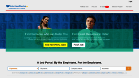 What Interviewchacha.com website looked like in 2020 (3 years ago)