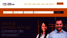 What Imobiliariavivermorumbi.com.br website looked like in 2020 (3 years ago)