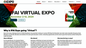 What Ifaiexpo.com website looked like in 2020 (3 years ago)