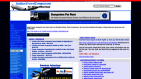 What Indiantravelcompanion.com website looked like in 2020 (3 years ago)