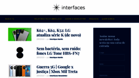 What Interfaces.news website looked like in 2020 (3 years ago)