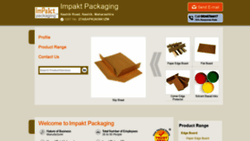 What Impaktpackaging.com website looked like in 2020 (3 years ago)