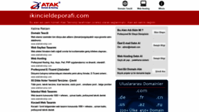 What Ikincieldeporafi.com website looked like in 2020 (3 years ago)