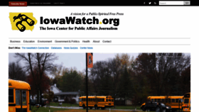 What Iowawatch.org website looked like in 2020 (3 years ago)