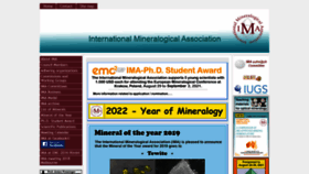 What Ima-mineralogy.org website looked like in 2020 (3 years ago)