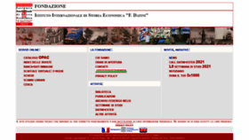 What Istitutodatini.it website looked like in 2020 (3 years ago)