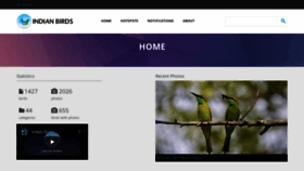 What India-birds.com website looked like in 2020 (3 years ago)