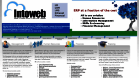 What Intoweb.com website looked like in 2020 (3 years ago)