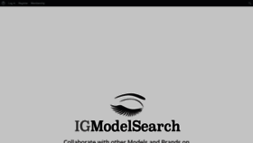 What Igmodelsearch.com website looked like in 2020 (3 years ago)