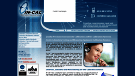 What In-cal.com website looked like in 2020 (3 years ago)