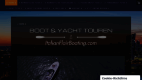 What Italianflairboating.com website looked like in 2020 (3 years ago)