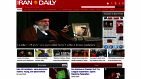 What Irandaily.ir website looked like in 2020 (3 years ago)