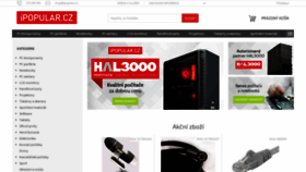 What Ipopular.cz website looked like in 2020 (3 years ago)
