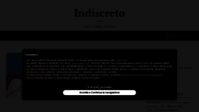 What Indiscreto.info website looked like in 2020 (3 years ago)