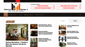What Interiordesign4.com website looked like in 2020 (3 years ago)