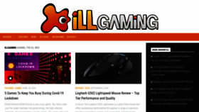What Illgaming.net website looked like in 2020 (3 years ago)