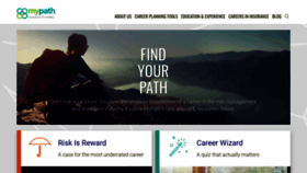 What Insuremypath.org website looked like in 2020 (3 years ago)