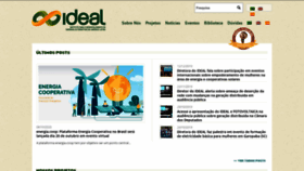 What Institutoideal.org website looked like in 2020 (3 years ago)