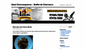 What Idealchurrasqueiros.com.br website looked like in 2020 (3 years ago)